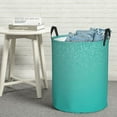 thumbnail image 6 of Gaeub Turquoise Glitter Dirty Clothes Storage Basket, Toy Storage Bin for Storing Clothing, Diapers, Toys-, 6 of 6