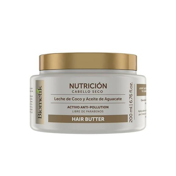 Mascarilla Biometík Nutrición leche de coco y aceite de aguacate 200 ml