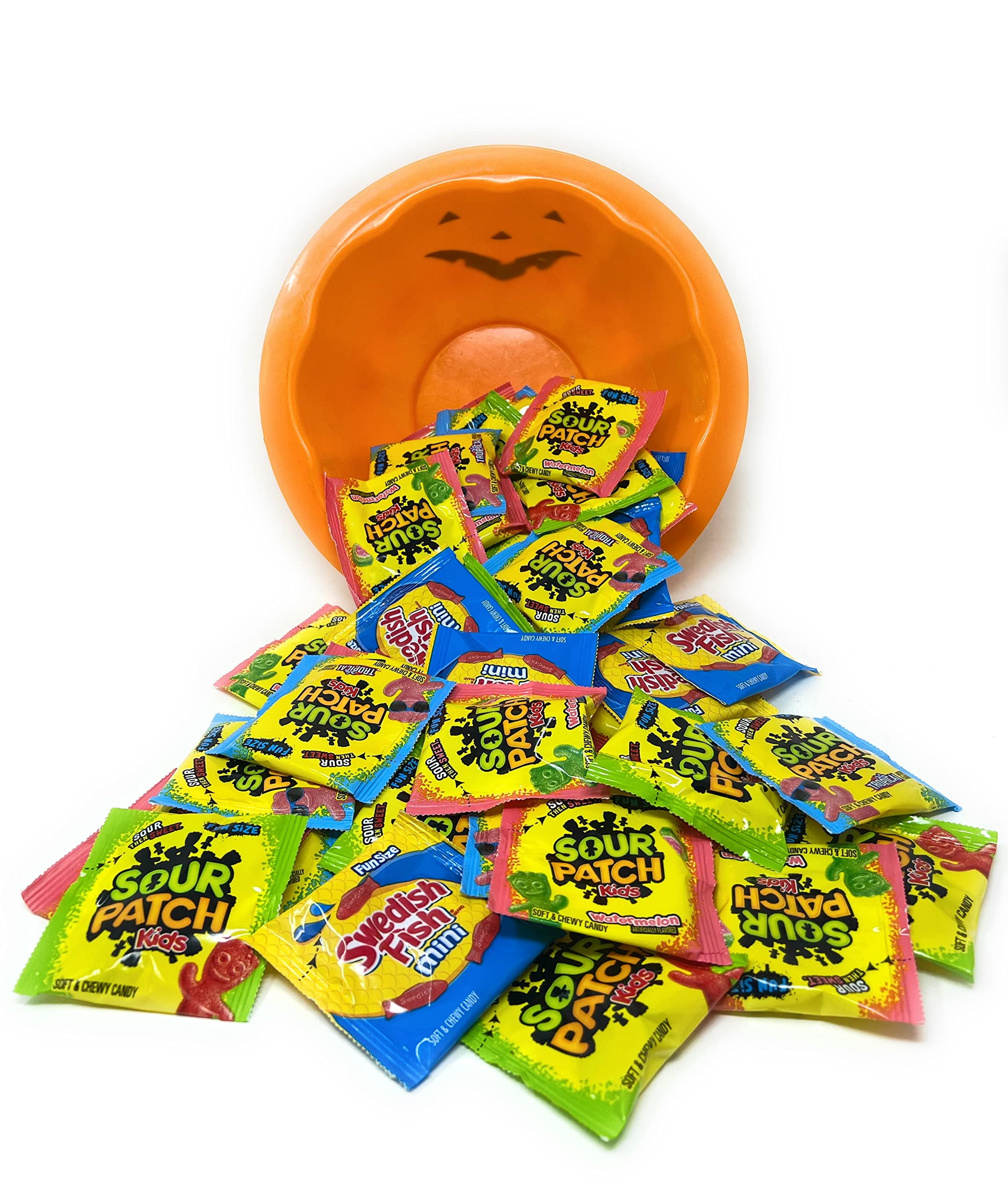 Sweet & Sour Gummy Candy Mix – Sour Patch Kids, Swedish Fish Minis, Tropical & Watermelon (24 oz)