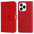 thumbnail image 2 of Funda tipo cartera GANGXUN para iPhone 14 Pro , diseño girasol, cuero PU, soporte, cierre magnético, tarjetero, 2 of 5