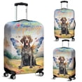 thumbnail image 2 of Welcome Spring Fairy German Shorthaired Pointer in Flower Meadow Travel Luggage Cover GSP Lover Dog Gift Suitcase Dust Protective Decor - 13002, 2 of 5