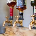 thumbnail image 1 of Liquor Alcohol Whiskey Wood Dispenser Faucet Shape Party Dinners Bars And Beverage Stations Whiskey Dispenser Quick Filling Tool2 HeadChina He Qiyong unisex, 1 of 1