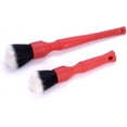 thumbnail image 1 of Detail Factory - TriGrip Ultra-Soft Detailing Brush Set - Scratch-Free Cleaning for Exterior, Interior Panels, Emblems, Badges, Gauges, Infotainment Screen - Red, 1 of 8
