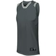 thumbnail image 2 of Holloway Sportswear M Boys RETRO BASKETBALL SHORTS Graphite/White 224277, 2 of 6