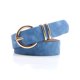 thumbnail image 1 of Cinturón Qarigey con hebilla redonda para mujer Nuevo Cinturones Azul, 1 of 6