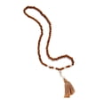 thumbnail image 4 of Collar con colgante de flecos y cadena de suéter con cuentas estilo bohemio para mujer, joyería de regalo Rosario, 4 of 9