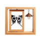 thumbnail image 1 of Alas de mariposa con flores estilo chino Marco giratorio de madera 4x6, 1 of 3