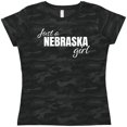 thumbnail image 3 of Inktastic Just a Nebraska Girl Born and Raised Women's T-Shirt, 3 of 5