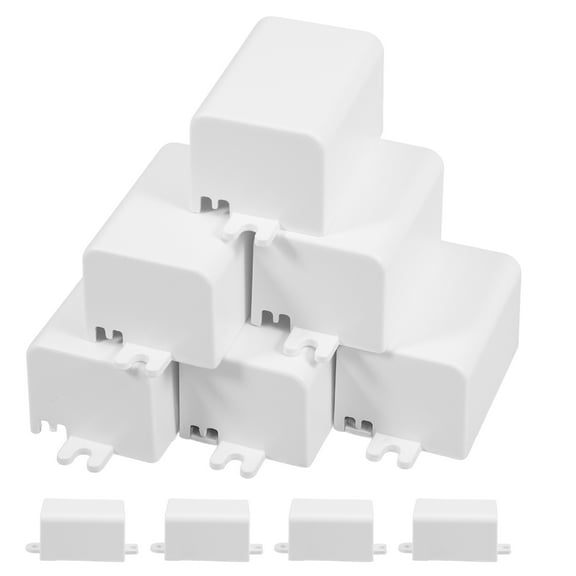 Tineasur 10Pcs Outdoor Plastic Project Box Waterproof for Electricians and Hobbyists