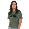 thumbnail image 4 of Unicorns Are Lame Said Nobody Ever Women's Plus Size Graphic Tee Brisco Brands 5X, 4 of 4