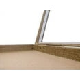 thumbnail image 4 of N'icePackaging 1 Qty Deluxe Burlap Canvas Jewelry Display Case w/Buckle Clasp 2 1/4" Deep w/Glass Top & Beige Velcro Pad Included, 4 of 7