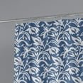 Mainstays Floral Printed Tassel Trim 72” x 72” Fabric Shower Curtain