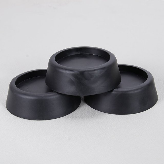 unbranded 4Ud Bases Antideslizantes Para Y Muebles En Material Tpr Negro Antivibración