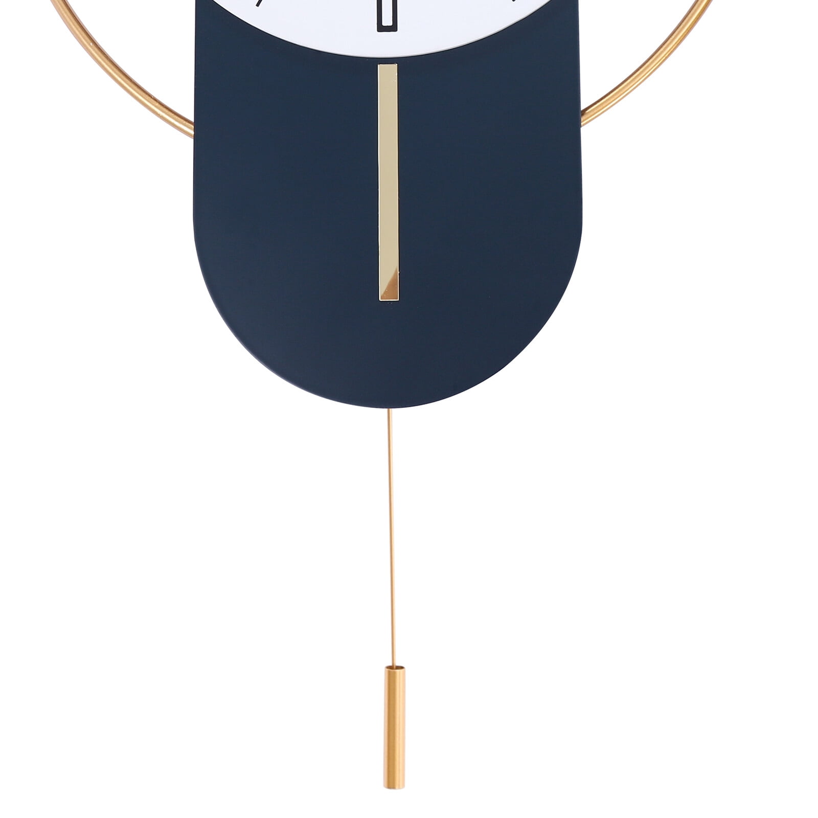 16.54*33.07in Wall-mounted Numbers Large Wall Clocks Wood Metal Silent Decoration Wall Clock for Kitchen Bedroom Office