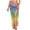 Colorful Fish Scale, variant on Palm Leaf Sarong Wraps for Women Lightweight Sheer Bikini Wrap Skirt Soft Swimsuit Coverup Chiffon Swim Suit Cover Ups for Women