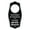 Black, variant on Treatment In Progress Please Do Not Disturb Door Hanger | House or Business Door Sign - Red, 4" x 8"