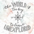 thumbnail image 3 of Marshall, Laura 20x20 Black Modern Framed Museum Art Print Titled - World Traveler II, 3 of 5