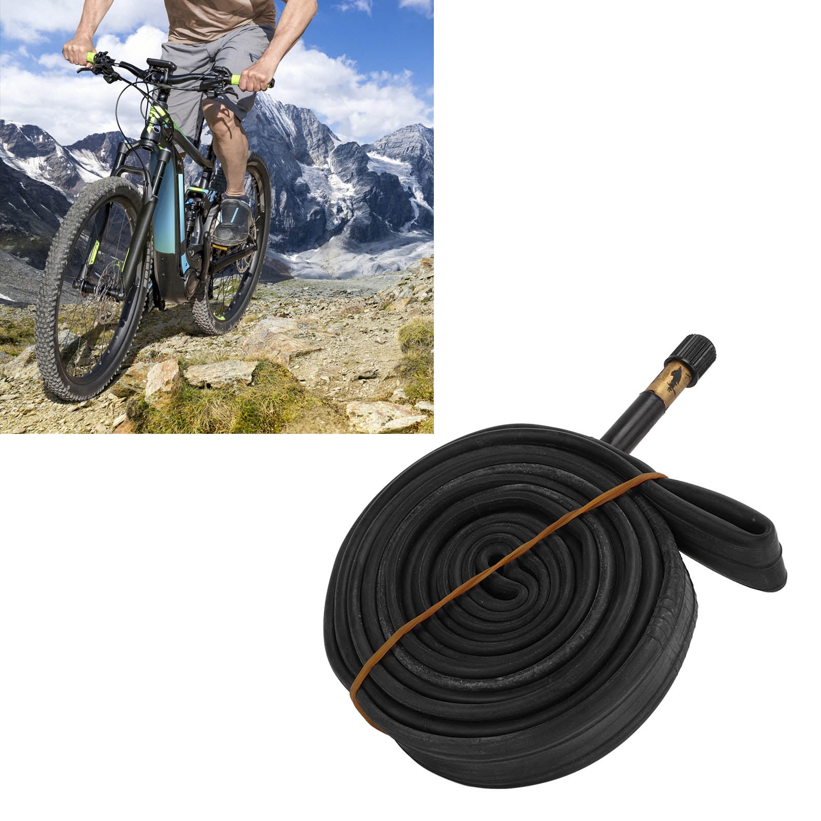 Domqga Inner Tube,Bike Tire Tube,2Pcs Bike Inner Tube 700x23C Butyl