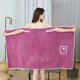 thumbnail image 5 of Toalla de baño para adultos, absorbente, con falda de baño, bata de baño, bolsa suave, toalla de baño de fibra fina de vellón de coral, 5 of 6