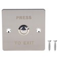 thumbnail image 3 of Interrupteur de Porte Bouton d'Accès en Acier Inoxydable, Bouton de Libération en Acier Inoxydable Bouton de Sortie de Porte, pour Contrôle d'Accès de Sécurité Intelligent, 3 of 8