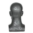 thumbnail image 3 of PVC Male Mannequin Head Display Head Mannequin makeup head Display Wig Head Stand Gray, 3 of 9