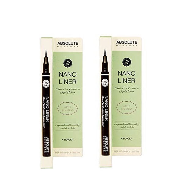 (Pack of 2) Absolute New York Liquid Liner Nano with Eyebrow Shaver