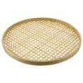 LIYUNMIAO HandWoven Bamboo Tray for Fruit and Vegetable Storage
