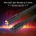 thumbnail image 2 of Cable adaptador Hugtrwg Mini XLR 3 pines a 3,5 mm Jack Para estrenar, 2 of 9