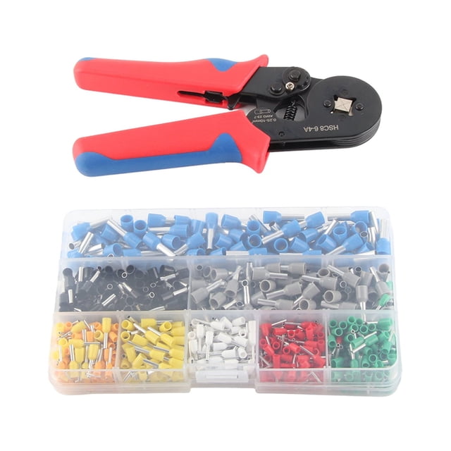 Juego de alicates prensadores herramienta de alicates prensadores de alambre con rueda de trinquete ajustable para ajuste de cables ANGGREK Otros
