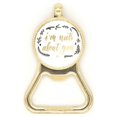 thumbnail image 1 of I'n Nuts About You Quote Style Beer Bottle Cap Opener Stainless Steel Key Chain, 1 of 3