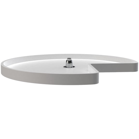 Rev-A-Shelf 6421-32-11-52 Classic 1 Shelf 32" Kidney Shaped Lazy Susan - White