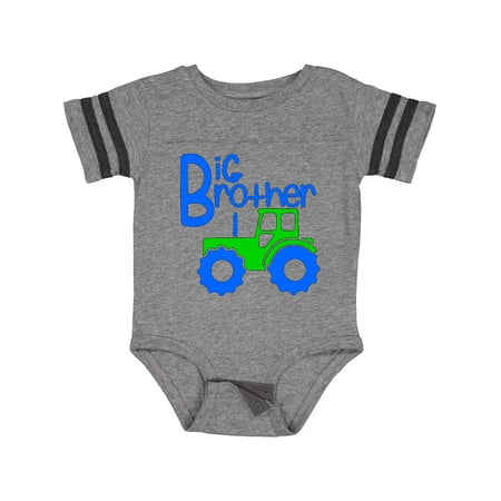 

Inktastic Big Brother Tractor Gift Baby Boy Bodysuit