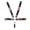 thumbnail image 2 of Simpson 29061BK Black 5-Point Seat Belt Harness Set, Pull Up, 2 of 17