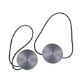 thumbnail image 2 of 2 Pieces Metal Curtain Tieback Polyester Replacement Solid Home Household Color Household Bedroom Sunshade Drape Fastener Buckle Grey, 2 of 8
