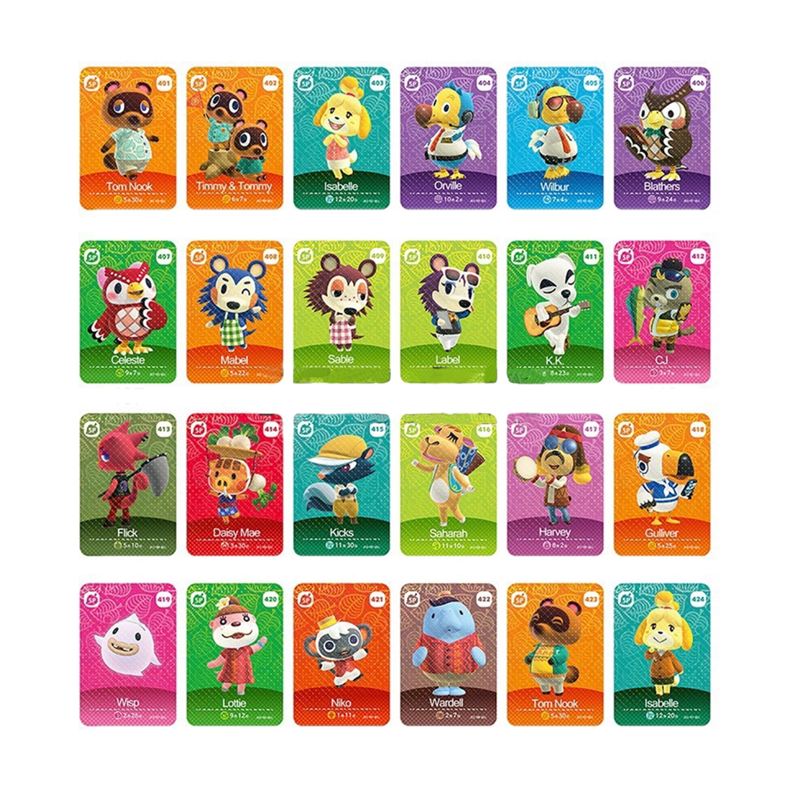 Animal Crossing amiibo Card Pack 24PCS/PACK, x  