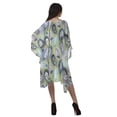 thumbnail image 5 of Moomaya Georgette Short Caftan Midi Dress Beach Swimwear Cover up Womens Kaftan, 5 of 6