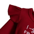 thumbnail image 5 of Baby Girl Floral Romper Ruffle Lace Dress Long Sleeve Fall Spring Pullover Skirt with HairBand,0-24M, 5 of 8