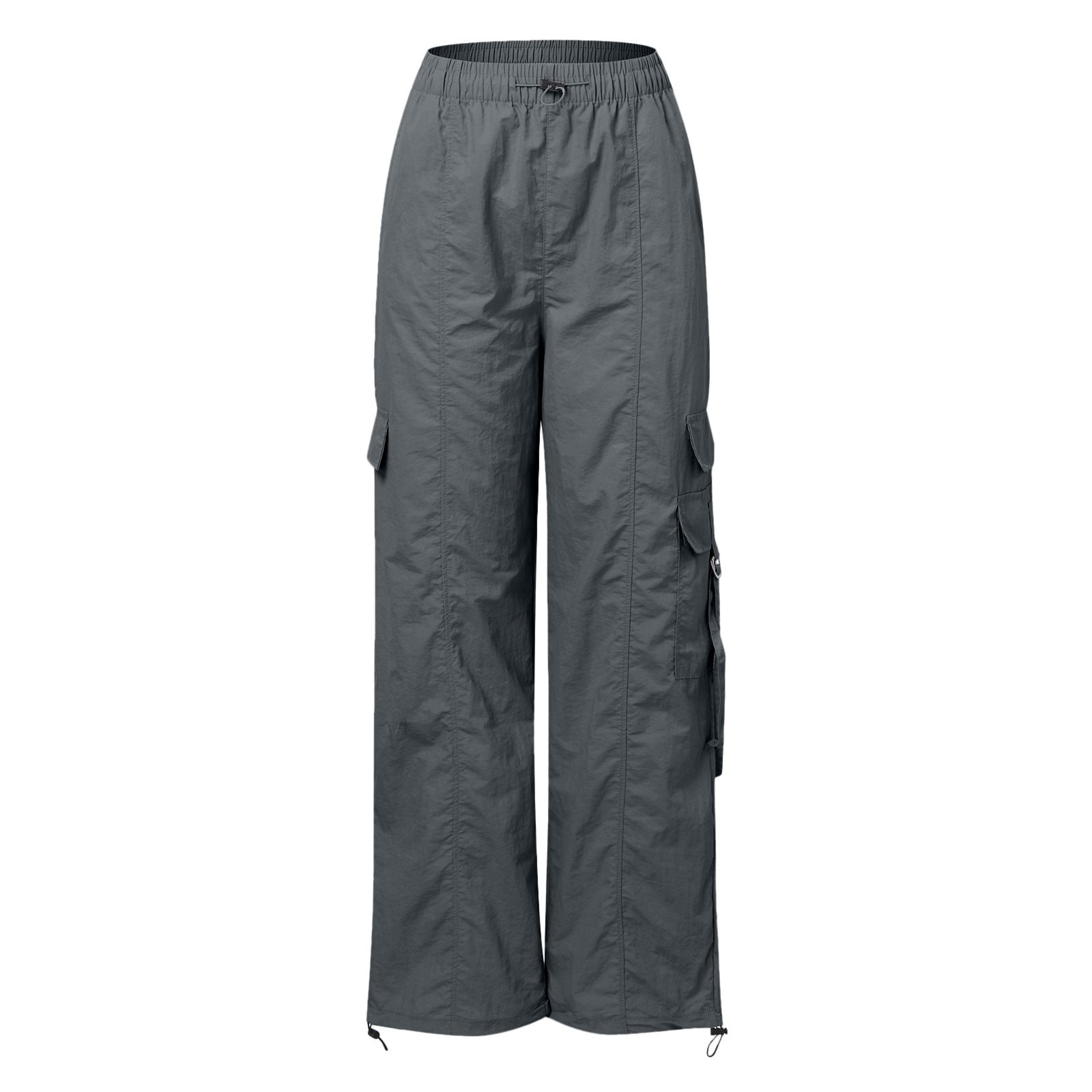 【Anyone more】Yuma Banding Cargo Wide Pants QYZEU Womens Jeans Tall Wide Leg Cargo Pants with Side