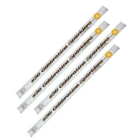 36pc #36 Gold Wedding Sparklers