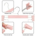 thumbnail image 4 of Perchas para pantalones que giran 360°: perchas para faldas que ahorran espacio con clips ajustables, paquete de 10, 4 of 5