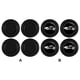 thumbnail image 5 of Sidaley Paquete de 4 almohadillas anticolisión para puerta de cierre de coche, junta de cojín autoadhesiva antigolpes de silicona, accesorios Ventana automotriz, 5 of 6