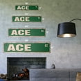 thumbnail image 2 of ACE Vintage Aluminum Street Sign Childrens Name Room Metal Sign rustic metal tin | Indoor/Outdoor |  30" Wide, 2 of 4