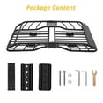 thumbnail image 6 of Gym Choice Heavy Duty Universal Rooftop Cargo Carrier 220 lbs, Steel Black, 50" x 38", 6 of 7
