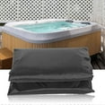 thumbnail image 4 of 10 Sizes Square Hot Tub Cover Protector With Elastic Waterproof Sunproof Uv-resistant, Outdoor Hot Spring Bath Spa Bath Pool Cover Coverage, 190t Poly, 4 of 5
