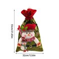 thumbnail image 3 of Personalized Velvet Christmas Stocking with Gold Embroidery – Custom Name Knit Design with Faux Fur Cuff & Hidden Pocket – Eco-Friendly Holiday Mantel Decor, 3 of 5