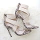thumbnail image 5 of Zapatos de mujer Patrón de serpiente Sandalias Moda Tacones altos transparentes Zapatos grandes Wmkox8yii  hfjk4403, 5 of 8