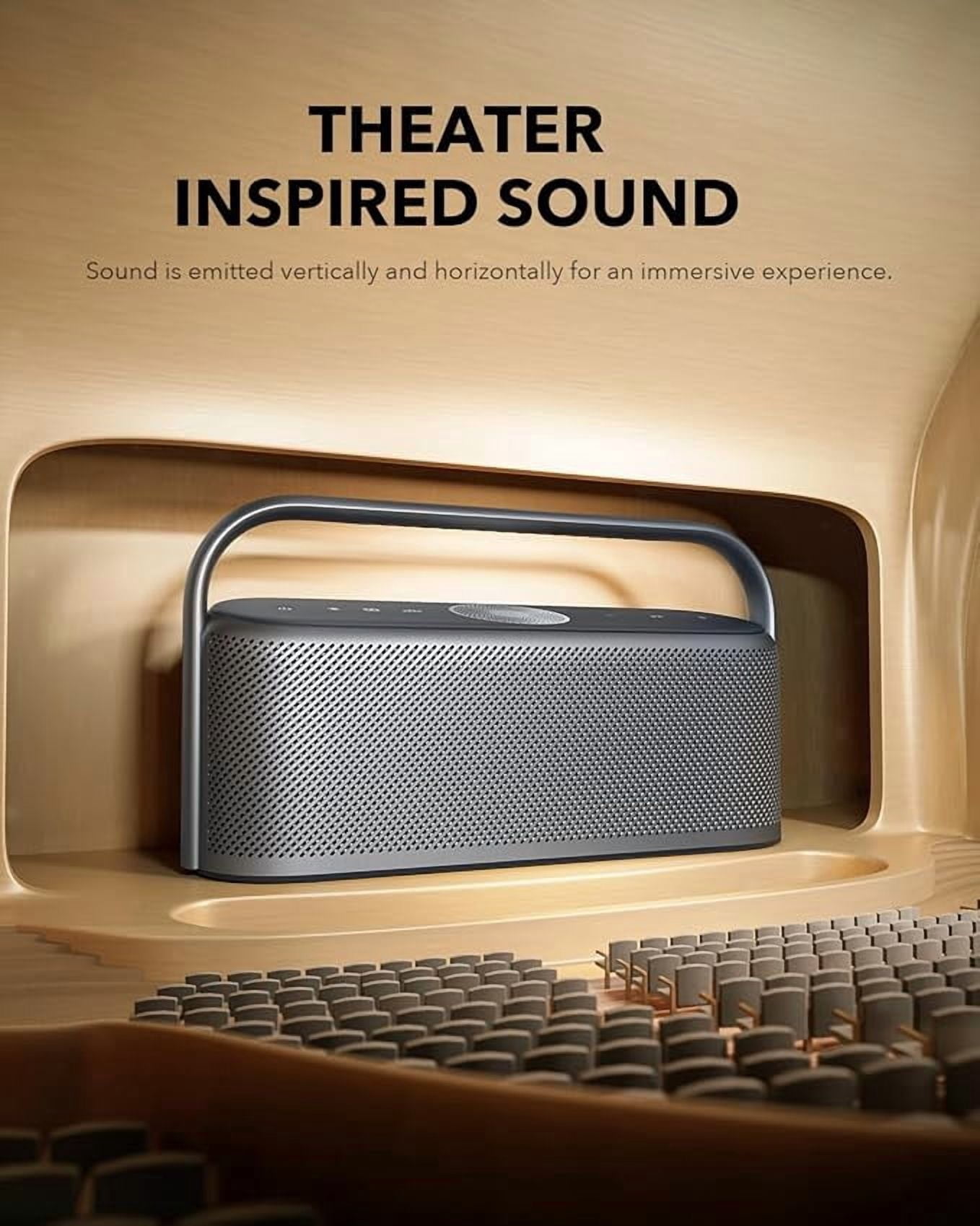 Soundcore Motion X600 by Anker Portable Bluetooth Speaker, Hi-Res Spatial Audio with Wireless 50W Sound, IPX7 Waterproof, Pro EQ, AUX-in, Speaker for Home, Office, Backyard and Bathroom Use (Green)