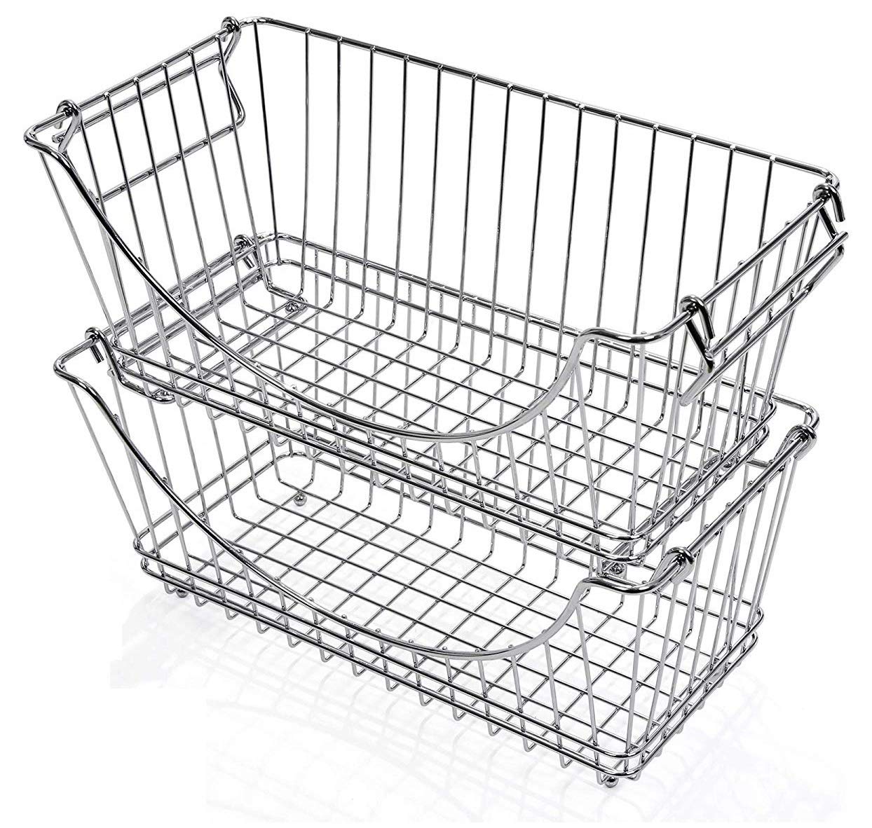 Smart Design Stacking Baskets Organizer Medium
