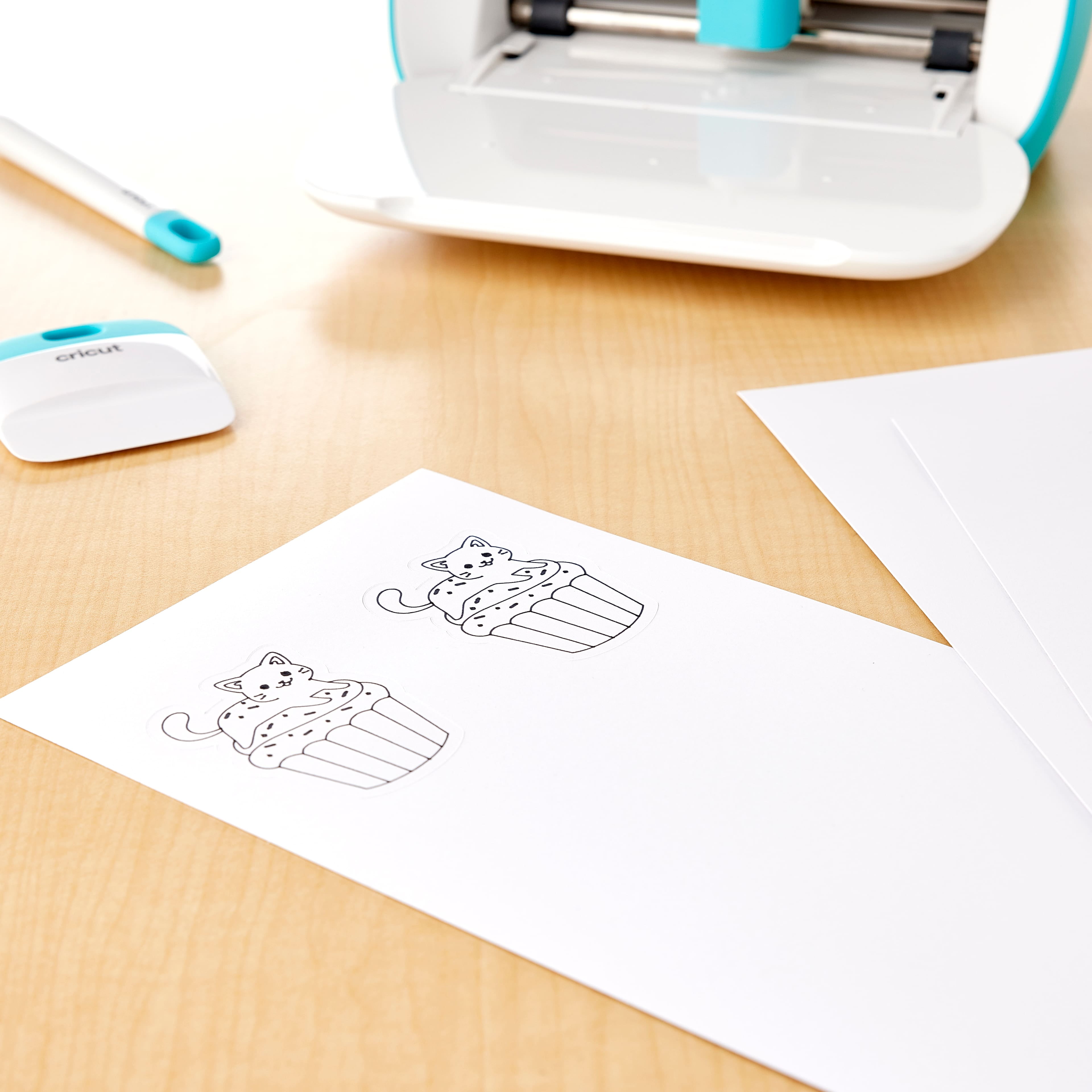 Cricut Joy Smart Paper Sticker Cardstock in White