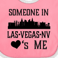thumbnail image 4 of Inktastic Las Vegas Nevada Someone Loves Me Skyline Boys or Girls Baby Bib, 4 of 4